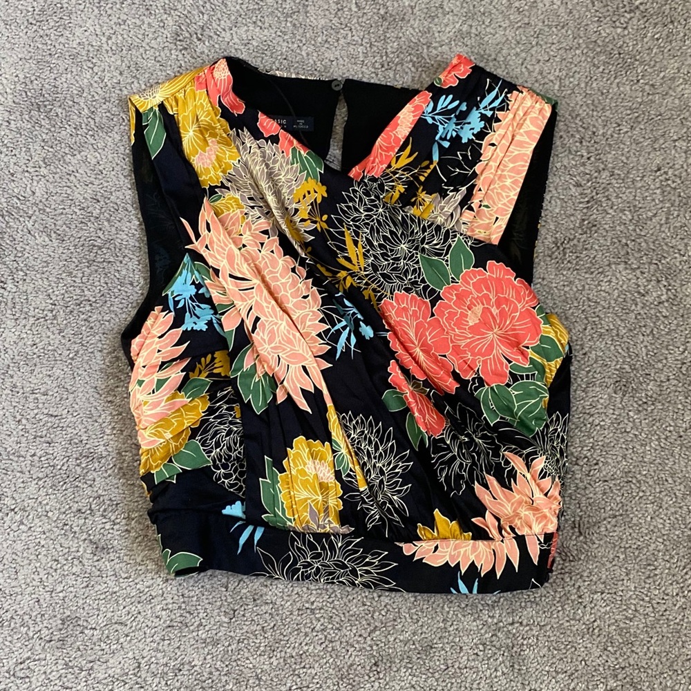 Crop top floral